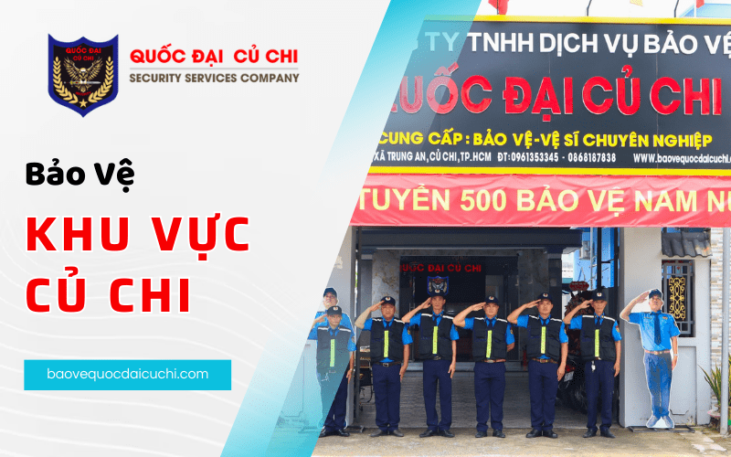 bảo vệ khu vực củ chi