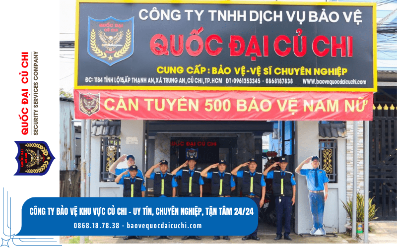 bảo vệ khu vực Củ Chi