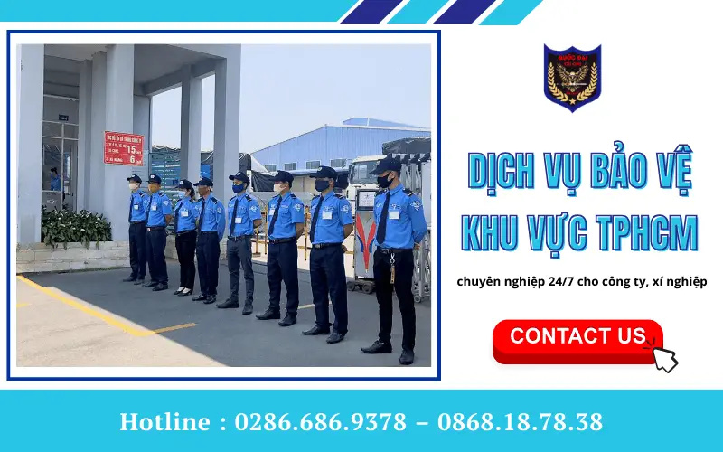 bảo vệ khu vực TPHCM